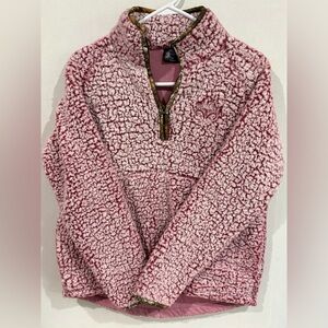 Realtree Camo Pink Hunting 1/4 Zip Pullover MEDIUM